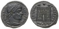 follis 328-329, Siscia, Aw: Głowa cesarza w wień