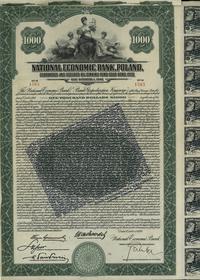 Rzeczpospolita Polska 1918-1939, obligacja na 1.000 dolarów w złocie, z dnia 1.10.1926 płatna od 1.10.1947