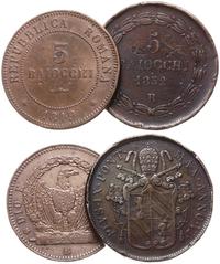 Watykan (Państwo Kościelne), lot 2 monet, 1850