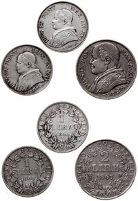Watykan (Państwo Kościelne), lot 3 monet