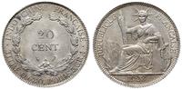 20 centimów 1928 A, Paryż, srebro próby '680', p