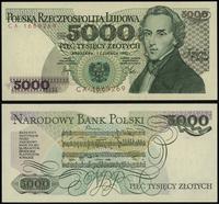 5.000 złotych 1.06.1982, seria CA, numeracja 166