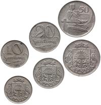 zestaw 9 monet, w skład zestawu wchodzą 1 santim