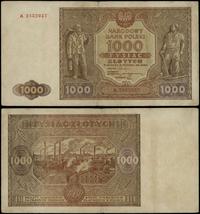 1.000 złotych 15.01.1946, seria A, numeracja 243