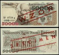50.000 złotych 16.11.1993, seria A, numeracja 00
