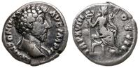 denar 163-164, Rzym, Aw: Głowa cesarz bez wieńca