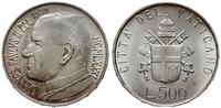 500 lirów 1981, Rzym, srebro, piękne, Berman 350