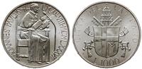 1.000 lirów 1986, Rzym, srebro, pięknie zachowan