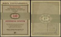 bon na 10 centów 1.01.1960, seria Db, numeracja 