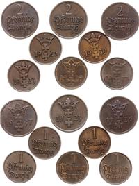 zestaw 8 monet, w skład zestawu wchodzą monety o