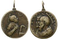 medalik religijny z uszkiem XVIII w., Aw: Półpos