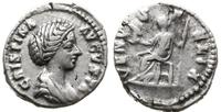 denar  177-192, Rzym, Aw: Popiersie cesarzowej w