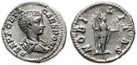 denar 200-202, Rzym, Aw: Popiersie cezara w praw