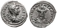 denar 202, Rzym, Aw: Popiersie cesarza w wieńcu 