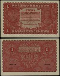 1 marka polska 23.08.1919, seria I-BR, numeracja