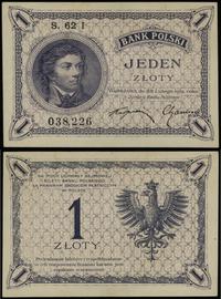 1 złoty 28.02.1919, seria 62 I, numeracja 038226