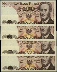 zestaw 4 banknotów o nominale 100 złotych 17.05.