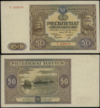 50 złotych 15.05.1946, seria K, numeracja 202637