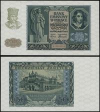50 złotych 1.03.1940, seria A, numeracja 3118110