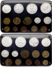 zestaw 14 monet, w skład zestawu wchodzą: 1 cent