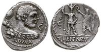 denar 100 pne, Rzym, Aw: Popiersie Herkulesa wid
