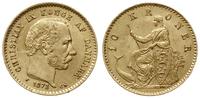 10 koron 1873, Kopenhaga, złoto 4.48 g, piękne, 