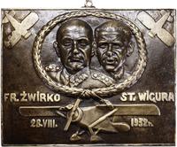 plakieta Franciszek Żwirko i Stanisław Wigura, p