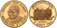 10 franków 1960, NIEPODLEGŁOŚĆ, wybito tylko 100