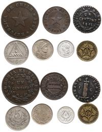zestaw 7 monet, w skład zestawu wchodzą: 1 centy