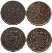 Stany Zjednoczone Ameryki (USA), zestaw 2 żetonów, 1837