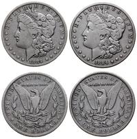 Stany Zjednoczone Ameryki (USA), zestaw 2 x 1 dolar, 1884 i 1884 O