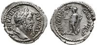 denar 205, Rzym, Aw: Głowa cesarza w wieńcu laur