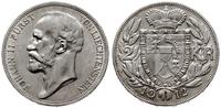 2 korony 1912, srebro, nakład 50.000 egzemplarzy