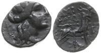 brąz II w. pne, Aw: Głowa Dionizosa w wieńcu w p