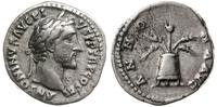denar 140-143, Rzym, Aw: Głowa cesarza w wieńcu 