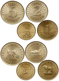 zestaw 4 monet 1993, w skład zestawu wchodzi 50 