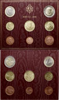 zestaw rocznikowy 2008, zestaw 8 monet o nominał