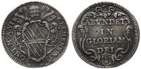 giulio An VI (1735/1736), Rzym, srebro, ciemna p