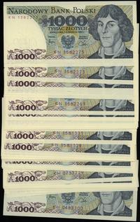 Polska, zestaw 42 x 1.000 złotych, 1.06.1982