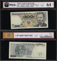 200 złotych 1.06.1986, seria EA, numeracja 06501
