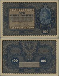 100 marek poskich 23.08.1919, seria IH-S, numera