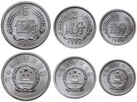 zestaw 3 monet, w skład zestawu wchodzi 1 fen 19