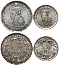 zestaw 2 monet 1967, Berno, w skład zestawu wcho