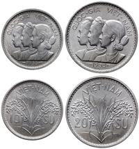 zestaw 2 monet 1953, w skład zestawu wchodzi 10 