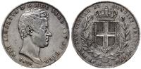 5 lirów 1836, Turyn, srebro próby '900',  nakład