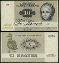 10 koron 1972, seria B numeracja 7772D/1138549, 