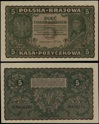5 marek polskich 23.08.1919, seria II-DG, numera