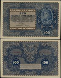 100 marek polskich 23.08.1919, seria IH-X, numer