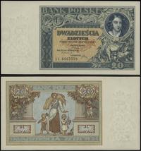 20 złotych 20.06.1931, seria DK, numeracja 60655