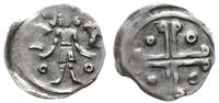 denar 1250-1325, nieokreślona mennica, Aw: Posta